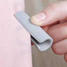img 1 attached to 💪 Toosunny 8 Pieces Bed Sheet Grippers - Gray, Ensures Secure and Tightly Held Bed Sheets