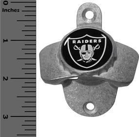 img 1 attached to 🏈 NFL Oakland Raiders Wall Bottle Opener, Black, Siskiyou Sports, One Size (FWBO125)