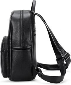 img 2 attached to Coolcy Leather Backpack – Stylish Casual Daypacks for Enhanced SEO