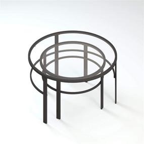 img 2 attached to 🔲 Henn & Hart Coffee Table, Blackened Bronze Finish, Standard Size