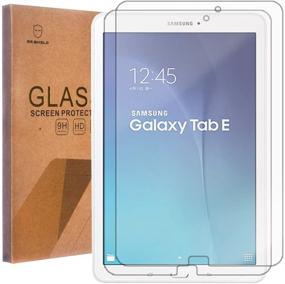 img 3 attached to 📱 Mr. Shield 2-Pack Tempered Glass Screen Protector for Samsung Galaxy Tab E 9.6 Inch – Ultra Thin, 9H Hardness, 2.5D Round Edge – Lifetime Replacement