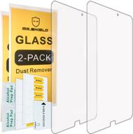 📱 mr. shield 2-pack tempered glass screen protector for samsung galaxy tab e 9.6 inch – ultra thin, 9h hardness, 2.5d round edge – lifetime replacement logo