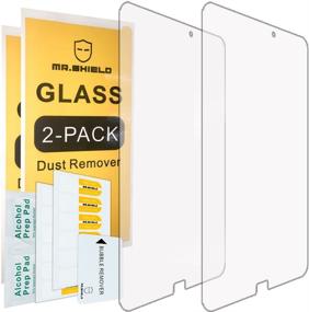 img 4 attached to 📱 Mr. Shield 2-Pack Tempered Glass Screen Protector for Samsung Galaxy Tab E 9.6 Inch – Ultra Thin, 9H Hardness, 2.5D Round Edge – Lifetime Replacement