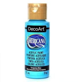 img 4 attached to DecoArt Americana Acrylic 2 Ounce Turquoise Painting, Drawing & Art Supplies