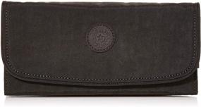 img 4 attached to Black Kipling Women's Money Wallet: Handbags and Wallets for Women