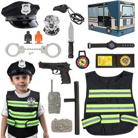 img 4 attached to 🔐 Authentic Police Costume Handcuffs for Halloween Detectives - Unleash Your Inner Sleuth!