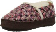 💙 little boys' blueberry standard shoes and slippers - acorn slipper logo