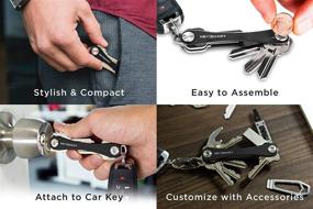 img 3 attached to 🔑 Streamline Your Style: KeySmart Compact Holder Keychain Organizer for Men's Accessories