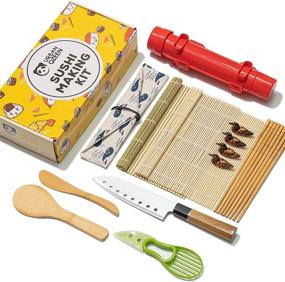 img 4 attached to Sushi Making Kit Chopsticks Spreader Kitchen & Dining