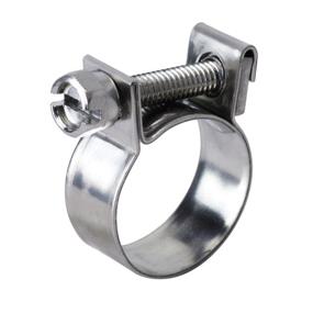 img 2 attached to 🔧 HPS Performance 3/8" Stainless Steel Fuel Injection Hose Clamps (14mm - 16mm) - Pack of 10 (FIC-14x10)