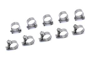 img 3 attached to 🔧 HPS Performance 3/8" Stainless Steel Fuel Injection Hose Clamps (14mm - 16mm) - Pack of 10 (FIC-14x10)