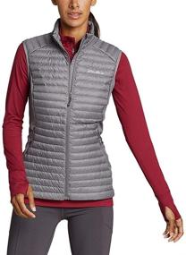 img 4 attached to 👗 Eddie Bauer Women's MicroTherm 2.0 Down Vest: Ultimate Comfort and Style for Women