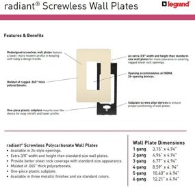 img 3 attached to Legrand Seymour Radiant One Gang Screwless