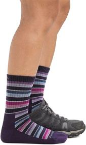 img 1 attached to Darn Tough Women's Sock - 🧦 1994 Decade Stripe Micro Crew Midweight with Cushion