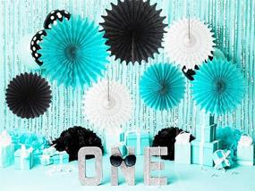 img 3 attached to 🎉 Qian's Party Turquoise Birthday Decorations: A Fantastical Blend of Turquoise and Black for Unforgettable Celebrations in 2021!