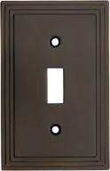 cosmas 25053 orb rubbed bronze switchplate logo
