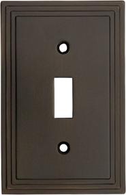 img 1 attached to Cosmas 25053 ORB Rubbed Bronze Switchplate
