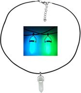 luminous necklace hexagonal fluorescent pendulum logo