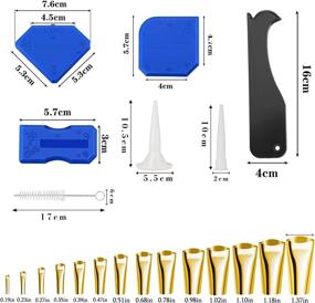 img 3 attached to Caulking Finishing Applicator Silicone Stainless Tapes, Adhesives & Sealants