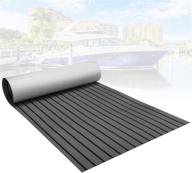 🛥️ sinnsidelin boat flooring eva non-slip foam marine teak decking sheet 94.5"x35.4"/94.5"x2.28" beveled edges for boats, yacht floors, and swimming pool decks логотип