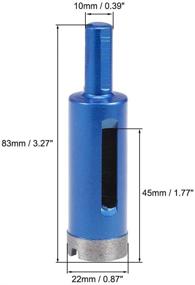 img 2 attached to Uxcell Diamond Drill Cutter Concrete Cutting Tools