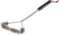 🔥 weber 6493 21-inch 3-sided grill brush for efficient cleaning logo