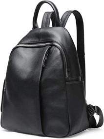 img 3 attached to 🎒 Multi-Purpose Fashion Leather Backpack Daypack