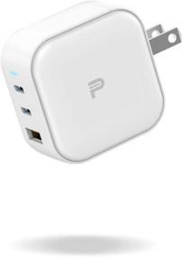 img 4 attached to 🔌 Compact GaN 65W USB C Wall Charger for iPhone 12 and MacBook Pro Air M1 - Purgo 3-Port Fast Charging Block compatible with iPad, USB-C Laptops, Galaxy, and more