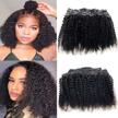 curly human extensions black african logo