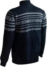 img 2 attached to 🧥 Stylish Light Pullover Fleeces: Trendy Patterned Sweaters for Men's Clothing