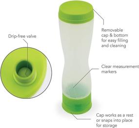 img 2 attached to 🥞 Tovolo Green Pancake Pen 2.0 with Easy-Flow Valve, No-Mess Removable Cap