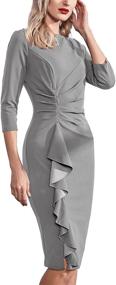 img 1 attached to AISIZE Extra Large Women's Clothing: Sleeve Elegant Business Suits, Blazers, and Attire