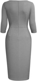 img 3 attached to AISIZE Extra Large Women's Clothing: Sleeve Elegant Business Suits, Blazers, and Attire