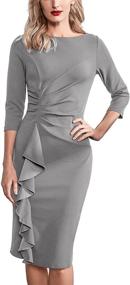img 2 attached to AISIZE Extra Large Women's Clothing: Sleeve Elegant Business Suits, Blazers, and Attire