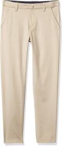img 4 attached to French Toast Taper Performance Khaki Boys' Clothing