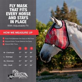 img 2 attached to Kensington Fly Mask Web Trim Sports & Fitness