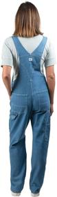 img 2 attached to Liberty Womens Denim Overalls Washed Women's Clothing