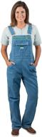 liberty womens denim overalls washed women's clothing logo