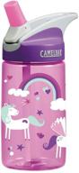 🦄 camelbak eddy kids water bottle (unicorn design) – spill-proof, bpa-free, 12oz logo