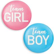 gender reveal button pins accessories logo