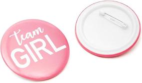 img 2 attached to Gender Reveal Button Pins Accessories