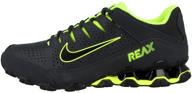 👟 nike men's reax anthracite black volt shoes: enhanced performance and style logo