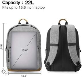 img 2 attached to 🔒 Secure & Waterproof Tomtoc Lightweight Backpack: Ultimate Anti-Theft Protection