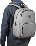 🔒 secure & waterproof tomtoc lightweight backpack: ultimate anti-theft protection logo