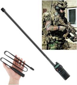 img 4 attached to Складная антенна 31 5-дюймовая длинная складная антенна Kenwood Baofeng