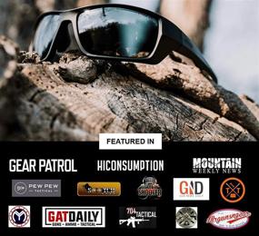 img 2 attached to 🕶️ STNGR Alpine Tactical Sunglasses - Unbreakable, Polarized Eyewear for Men | Ideal for Outdoor Activities, Ballistic & Shooting Purposes