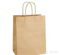 img 1 attached to 🛍️ BagDream 8x4.25x10.5 Paper Bags - 100Pcs Bulk, Gift & Shopping Kraft Bags with Handles review by Kelsey Brown
