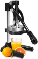 jolitac professional citrus juicer: heavy duty cast iron lemon lime fruit juicer maker press, commercial grade manual orange juice squeezer (black) logo