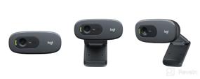 img 7 attached to Logitech C270 HD Webcam, 720p HD, Wide-screen Video Calling, Light Correction, Noise-Reducing Mic, Skype, FaceTime, Hangouts, WebEx, PC/Mac/Laptop/Macbook/Tablet - Black