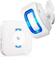 elepowstar motion detector alarm: 500ft wireless doorbell for home security system, shops, offices, factories logo